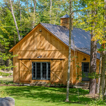Barn style home in the woods
